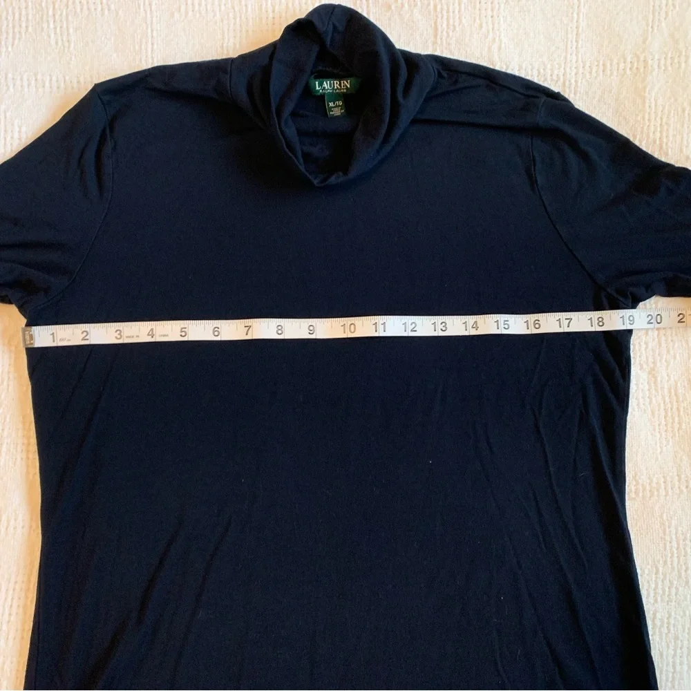 Ralph Lauren jersey turtleneck top - Picture 10 of 11